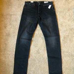GAP Japanese Selvedge Fit Dark Rinse Blue Jeans